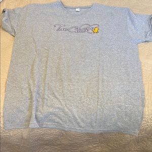 Gray Tee with Graphic Print brand new size XL